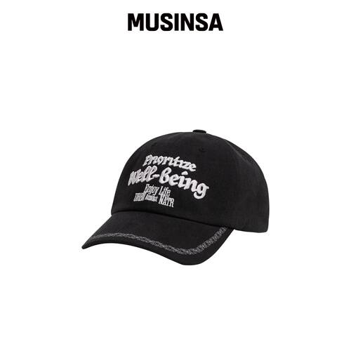 WELLBEING EXPRESS Wellbeing Ball Cap 黑色韩国官网直邮进口