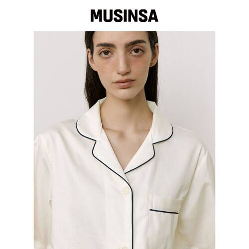 JO'S LOUNGE 经典棉质短款睡衣套装 MUSINSA韩国直邮官方正品
