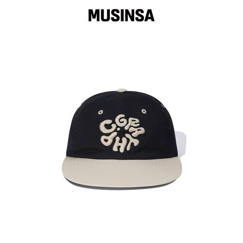 CGP C.GRAPHY 拼色圆顶帽_深海军蓝 MUSINSA韩国官网直邮进口