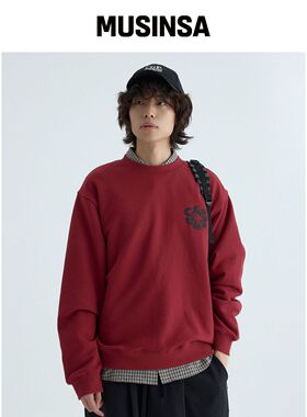CGP C.GRAPHY 圆领卫衣-红色韩国官网直邮进口