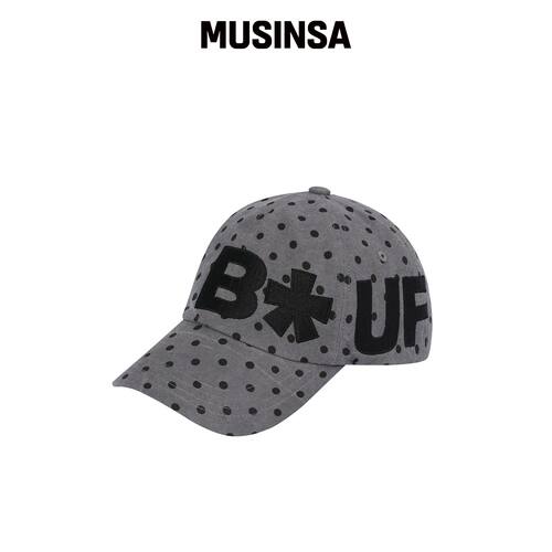 BAUF B SIDE LOGO 棒球帽 [点灰色] MUSINSA韩国直邮官方正品