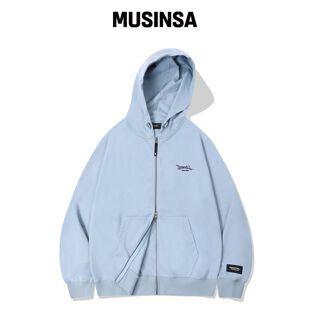 BEENTRILL SCRIPT 连帽拉链衫（蓝色） MUSINSA韩国官网直邮进口