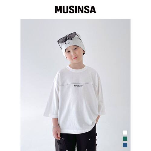 BERRYCLOSET one护齿翻新商品7分T恤韩国官网直邮进口MUSINSA