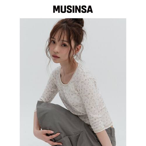 HIGH SCHOOL DISCO NEKO图案SLIM T恤 MUSINSA韩国直邮官方正品