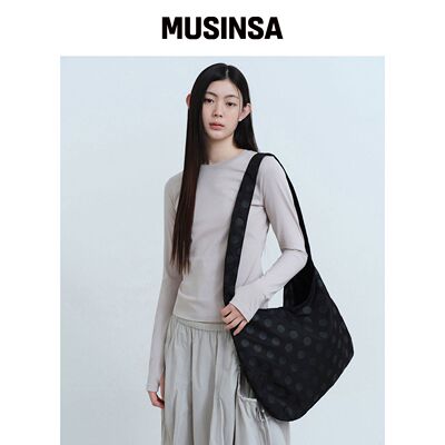 MUSINSA STANDARD女款修身圆领打底衫基础款上衣韩国官网直邮进口