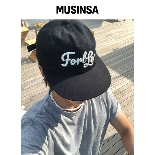 FORTLEEFILES FLF SCRIPT LOGO 6 PANEL CAP（VL韩国官网直邮进口