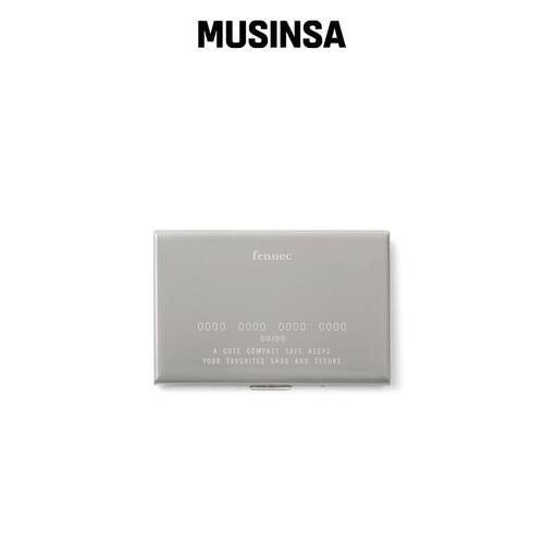 FENNEC 金属折叠卡片夹 - 银色 MUSINSA韩国官网直邮进口