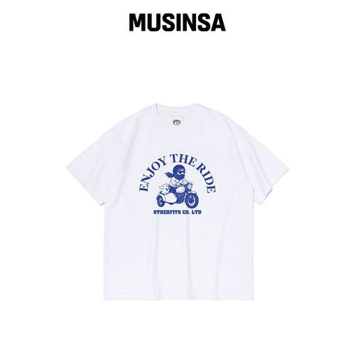 OTHERFITS 美国骑士短袖T恤（WHITE）韩国官网直邮进口MUSINSA