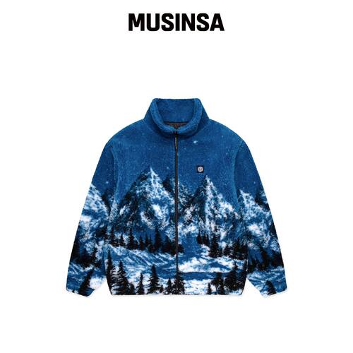 LMC LMC SNOW VILLAGE BOA FLEECE 外套 蓝色 MU韩国官网直邮进口