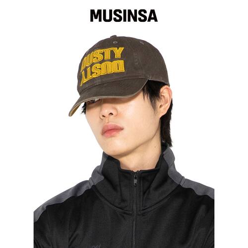 XTONZ XTA107 灰尘复古水洗棒球帽 (棕色) MUSIN韩国官网直邮进口
