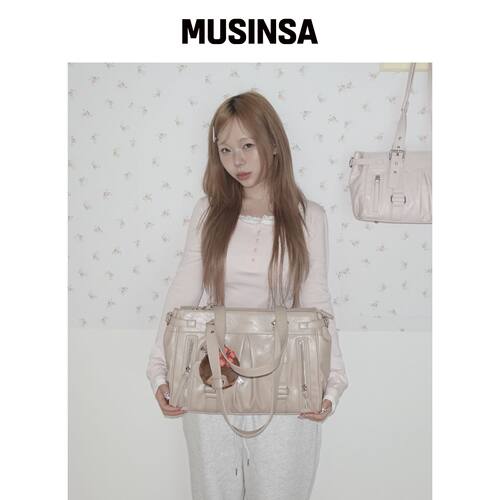 YOUHEE [JUYOUNG X YOUHEE] MALIBU 包_米色 MUS韩国官网直邮进口