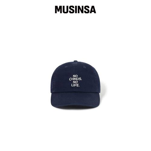RISE&BELOW NO CHINOS NO LIFE. 棒球帽 NAVY韩国官网直邮进口