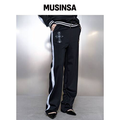 MUCENT PRIMA 套装双贴布田径裤子 MUSINSA韩国官网直邮进口