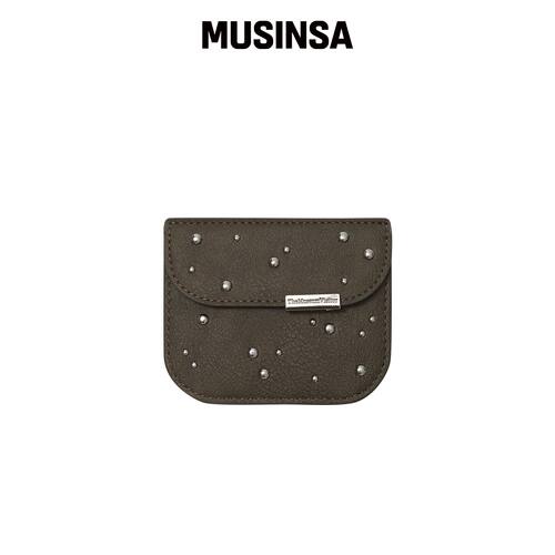 THEMUSEUMVISITOR COSMIC STUDS 翻盖卡包（棕色韩国官网直邮进口