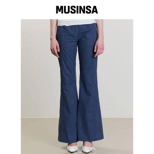 LUVISTRUE SM PINTUCK 裤子（海军蓝） MUSINSA韩国官网直邮进口