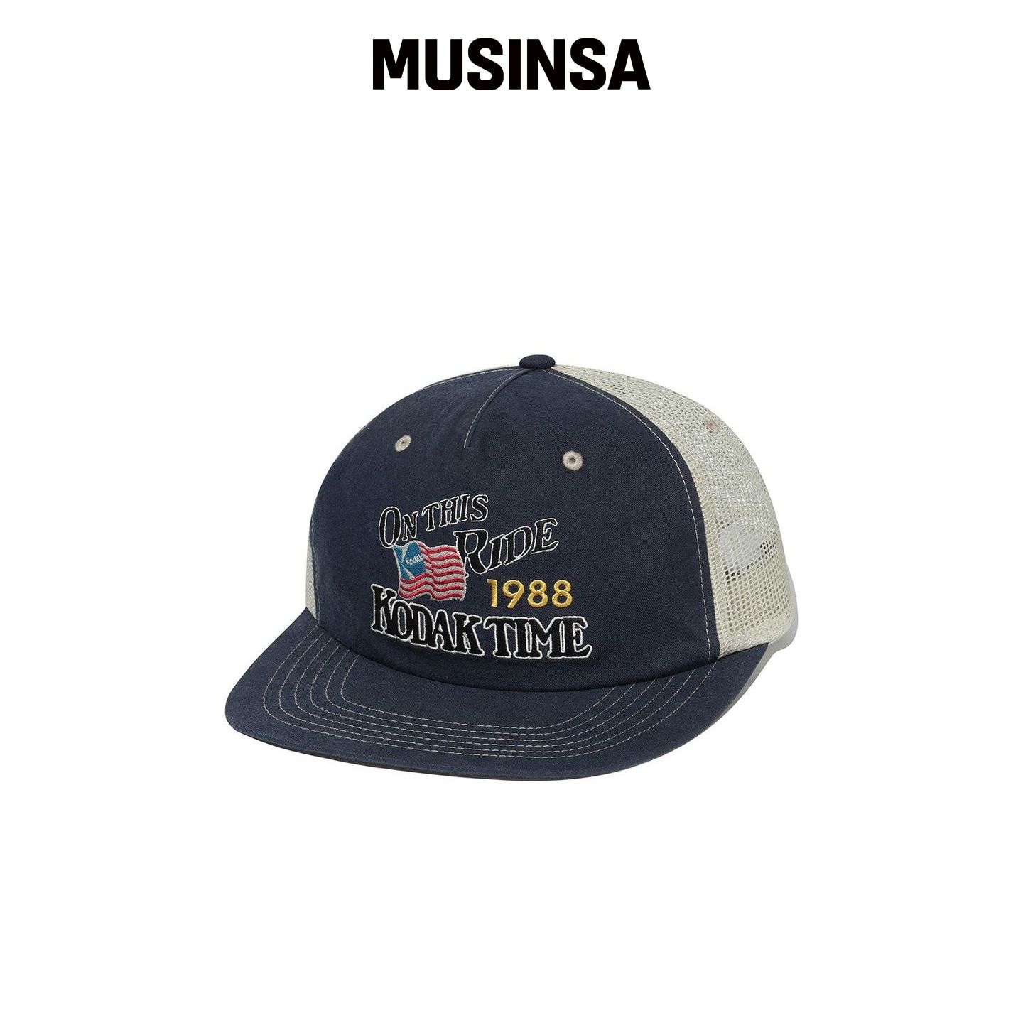 KODAK 宽松版型网眼卡车帽 NAVY MUSINSA韩国直邮官方正品图片