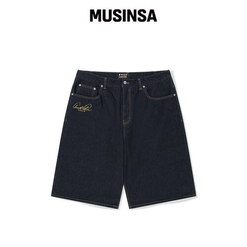 WKNDRS AP OG 牛仔短裤 (深蓝色) MUSINSA韩国官网直邮进口