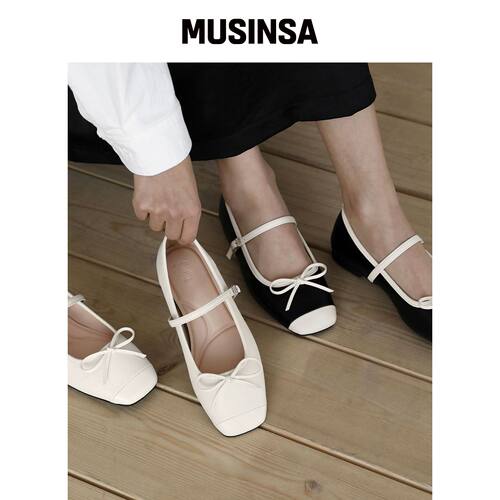 SAPPUN CLA Ribbon 玛丽珍鞋鞋 (1cm) MUSINSA韩国直邮官方正品
