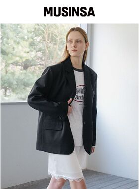 KNOWNBETTER 双扣标签夹克 [KNSS05JK08]_黑色韩国官网直邮进口