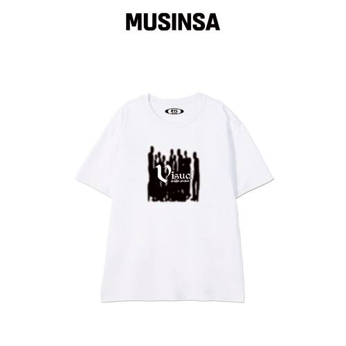 BY.L Shadow People 短袖T恤 白色韩国官网直邮进口MUSINSA