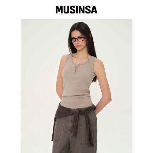 MUSINSA STANDARD WOMAN 女士GLEIGH色婴儿tank 韩国官网直邮进口