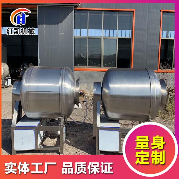 猪肉片腌制滚揉机设备 全自动真空滚揉机设备 羊肉滚揉腌制机设备