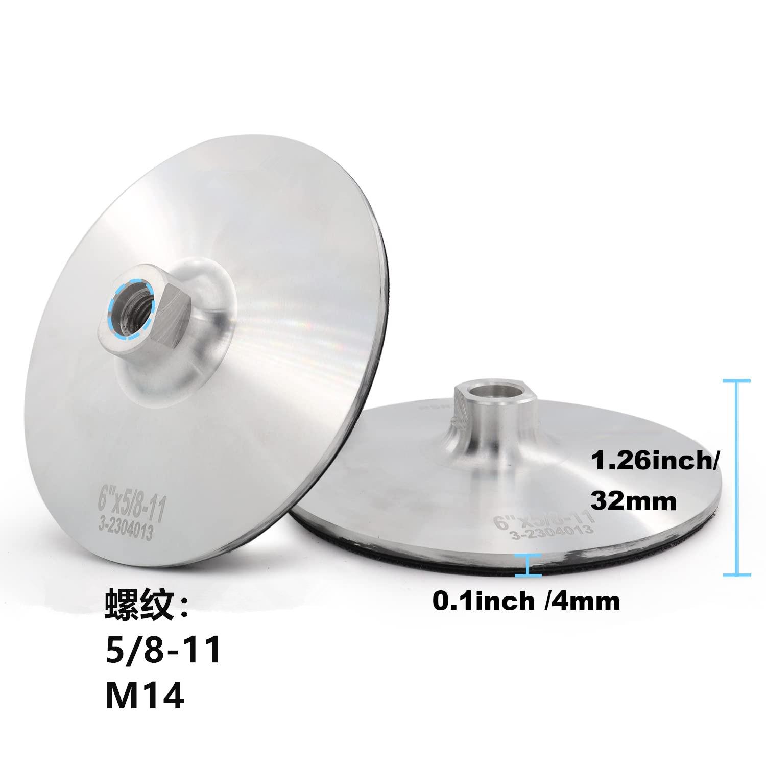 6寸铝合金自粘盘水磨片吸盘接头就150 mm角磨机抛光机托盘