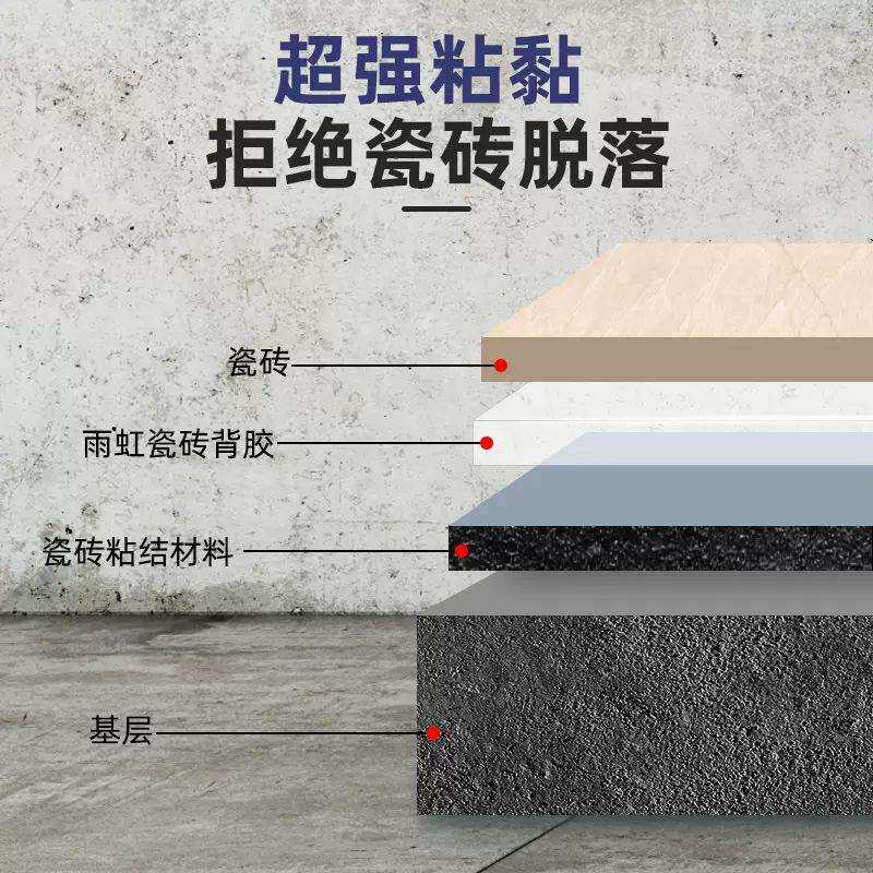 金雨王瓷砖背胶墙砖玻化砖耐冻高粘型粘结剂环保陶瓷砖瓷砖胶粘剂