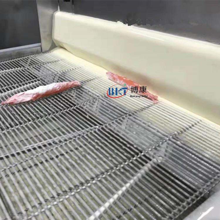 黄金虾排裹浆机自动稀浆裹浆喷淋式上浆 LJJ600淋浆机鸡排上浆机