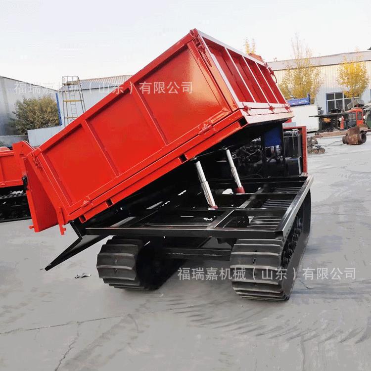 液压自卸式履带搬运车座驾式爬山虎工程建筑拉沙拉土履带运输车