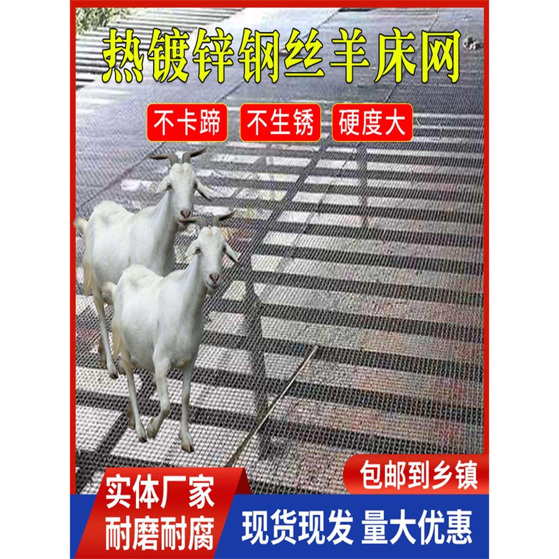 钢丝网加粗羊床漏粪网筛网镀锌网格栅编织网围栏猪护栏铁丝围网