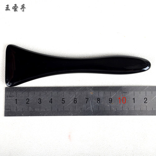 天然牛角面部眼部拨筋棒刮痧板点穴按摩眼霜导入棒太极经络美容院