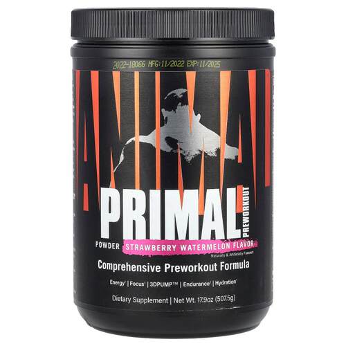 Animal,Primal 锻炼前粉，草莓西瓜味