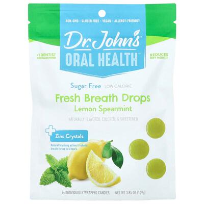 Dr. John's Healthy Sweets,口气清新滴剂，无糖，24 颗