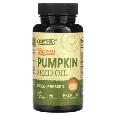 Deva,全素南瓜籽油，500 毫克，90 粒全素胶囊