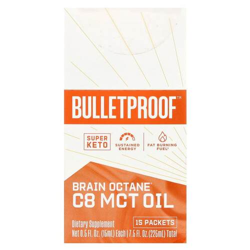 BrainOctane®C8MCT油中链甘油三酯油生酮椰子精炼膳食补充能量