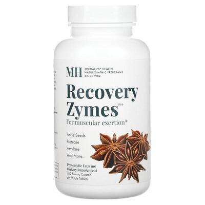 Michael's Health,Recovery Zymes，180 片 pH 稳定肠溶片剂