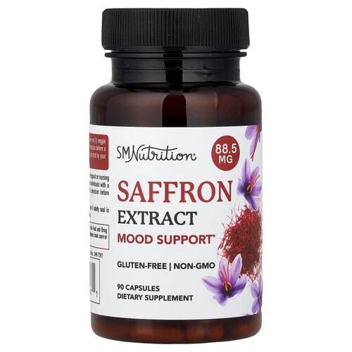 SMNutrition,Saffron Extract, 88.5 mg, 90 Capsules