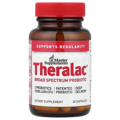 Master Supplements,Theralac®，全谱益生菌，30 粒胶囊