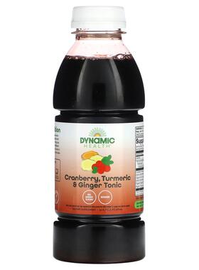 Dynamic Health,蔓越莓姜黄和生姜滋补品
