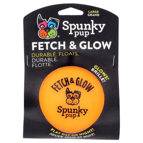Spunky Pup,Fetch & Glow，球，大号，1 个