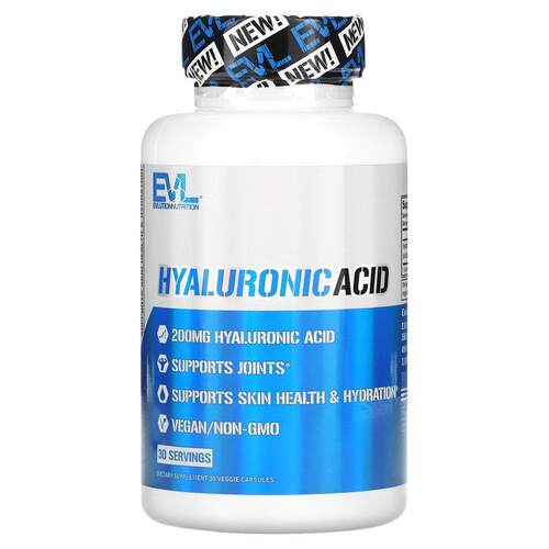 EVL,透明质酸，200 毫克，30 粒素食胶囊