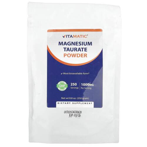 Vitamatic,牛黄酸镁粉，8.8 盎司（250 克）