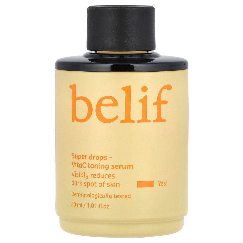 belif,超级滴剂，维 C 爽肤精华，1.01 液量盎司（30 毫升）