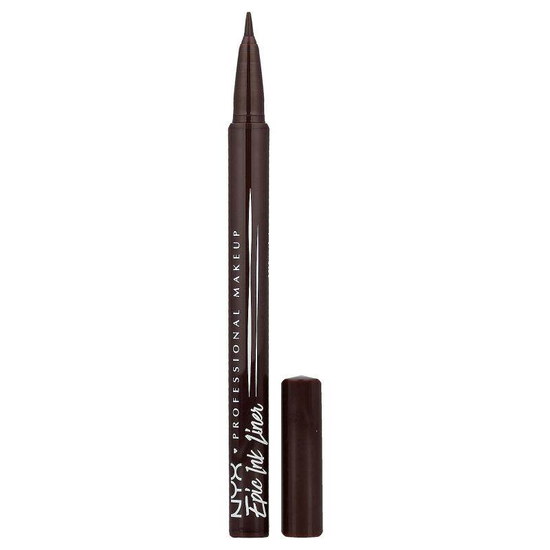 NYX Professional Makeup,防水 Epic Ink 眼线液笔,04 牛奶巧克0