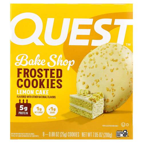 Quest Nutrition,烘培店糖霜曲奇，柠檬蛋糕&nbsp;