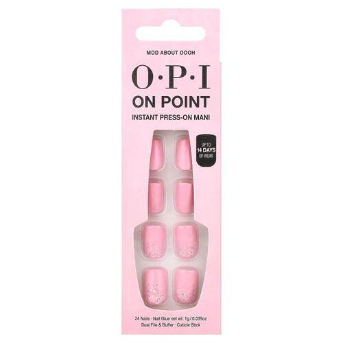 OPI,On Point，即时贴片美甲，短款，摩登奥义，27 件套