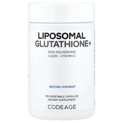 Codeage,Liposomal Glutathione+, 120 Vegetable Capsules