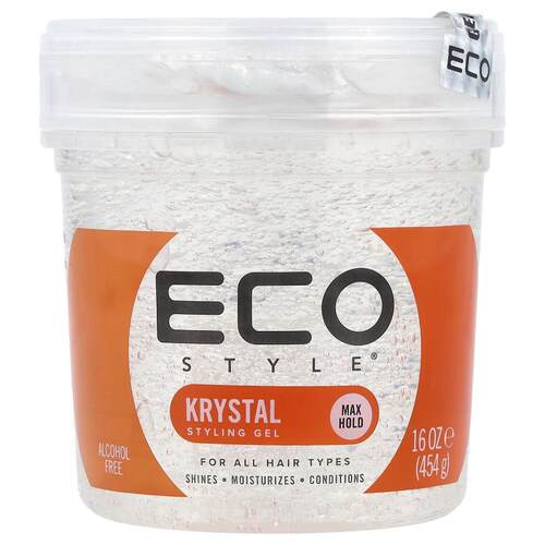 Eco Style,造型凝胶，强韧定型，适合各种发质，Krystal，16 盎司