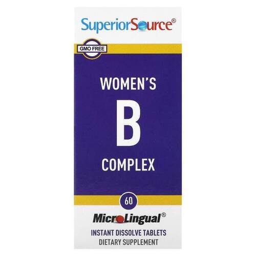 Superior Source,女性 B 族维生素复合物，60 粒 MicroLingual 速